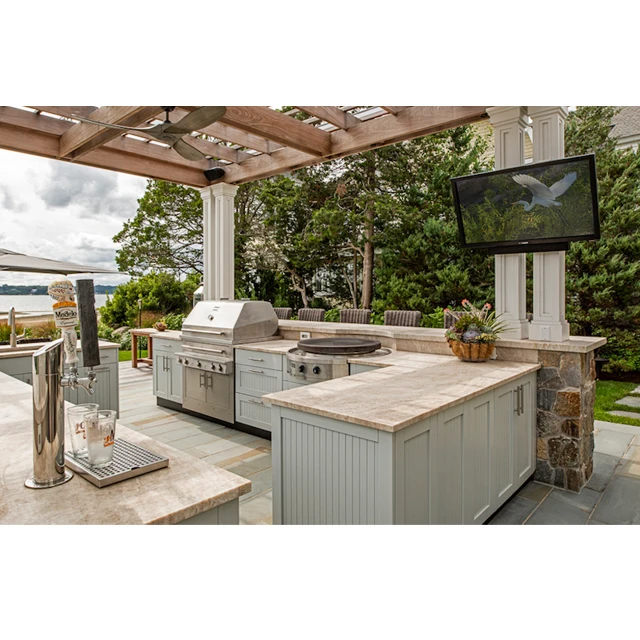 Top Quality Stainless Steel Classic design outdoor aluminum kitchen cabinet