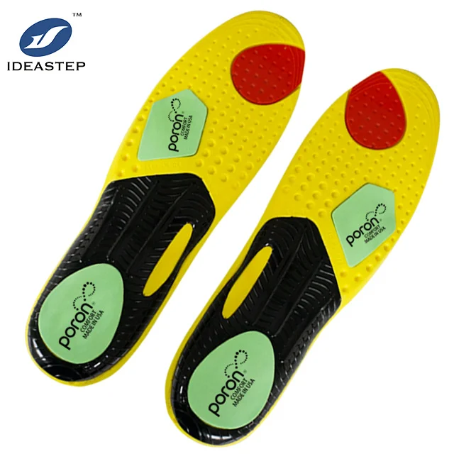 Ideastep daily work cushioning arch support Poron heel pads Fifth Metatarsal joint gel pad PU insoles