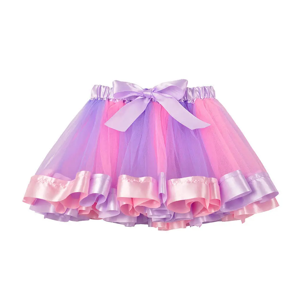 Halloween Fairy Tutu Dress Butterfly Rainbow Wings Cosplay Party Costume for Girls