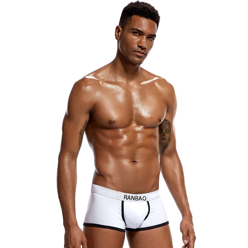 Factory Directly Fasion Mens Boxer Briefs Mix Color Men Boxers Underwear Custom Waistband Men Underwear