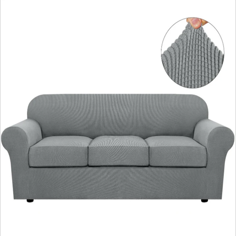 European Style Sofa Cover 1 2 3 Seater L Shape Stretchable Couch Cover Customized