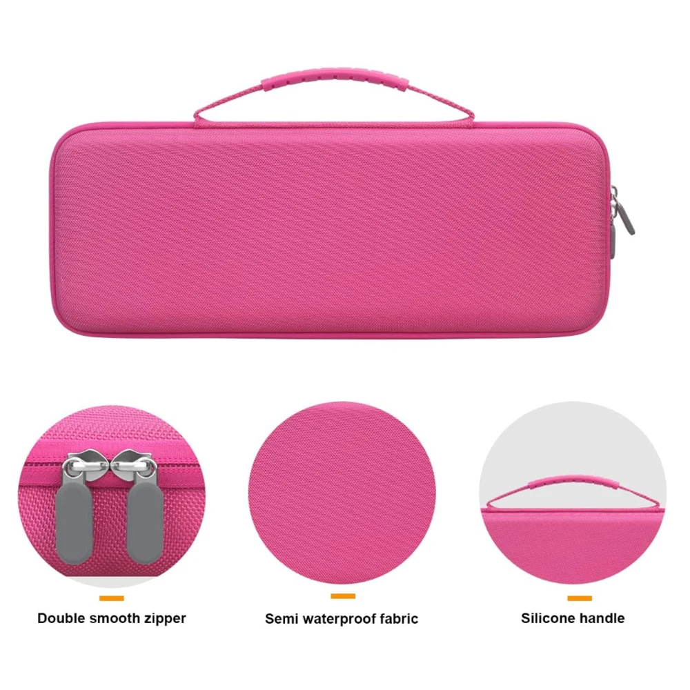 Newest Keyboard Carrying Case Wireless Bluetooth Keyboard Hard Shell Travel EVA Case with Custom Logo Zipper