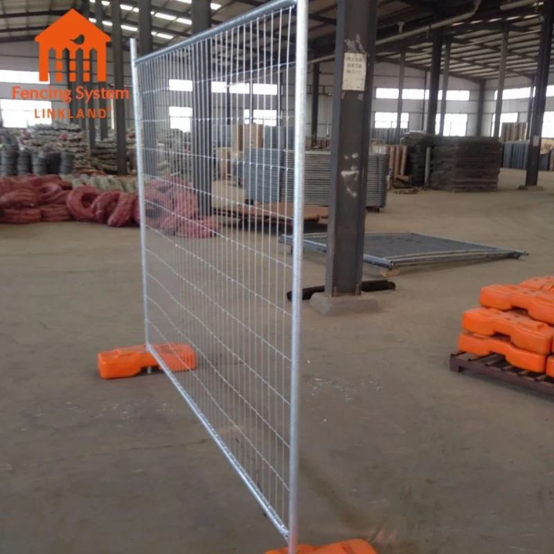 High quality 6ft australian hot dip galvanized free standing temporary fence for sale