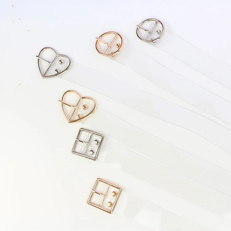 Женский декоративный летний ремень, прозрачный ремень, пластиковый ремень из ПВХ