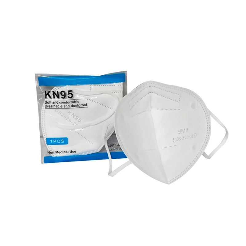 Dust Anti Pollution 5 Ply Disposable Mouth Mask KN95 Ear Earloop In Stock