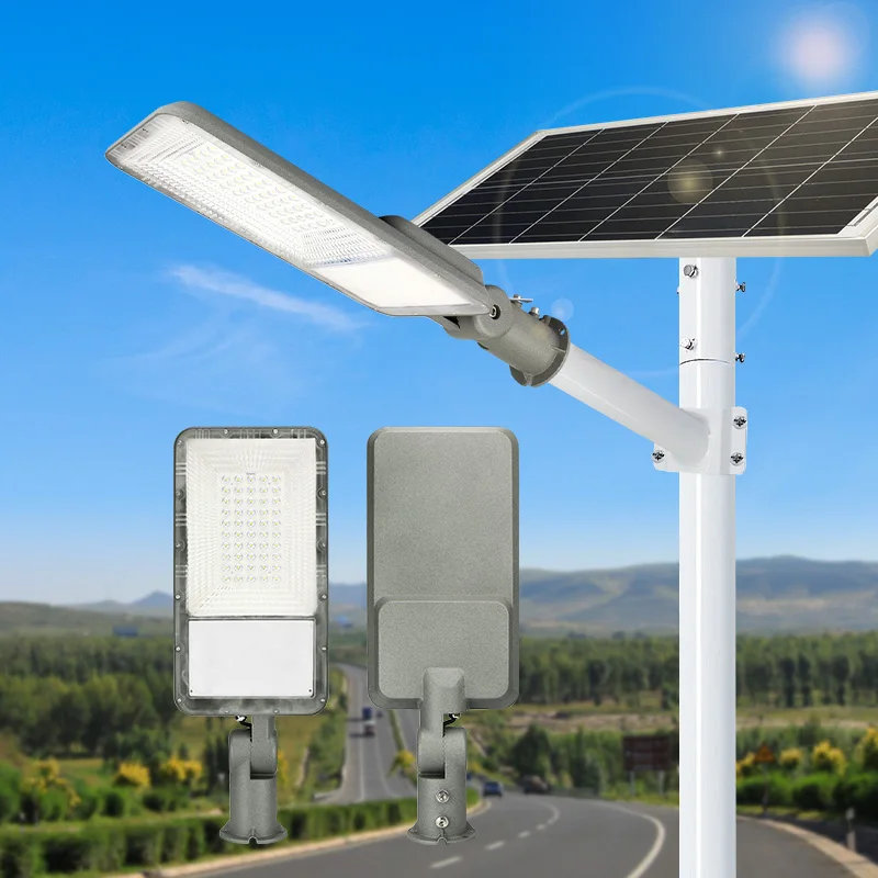 KCD Multi-Power Items Lightning Protection Portable Manufacturers 100w 150w 200w 300w High Lumen Separate Solar Street Light