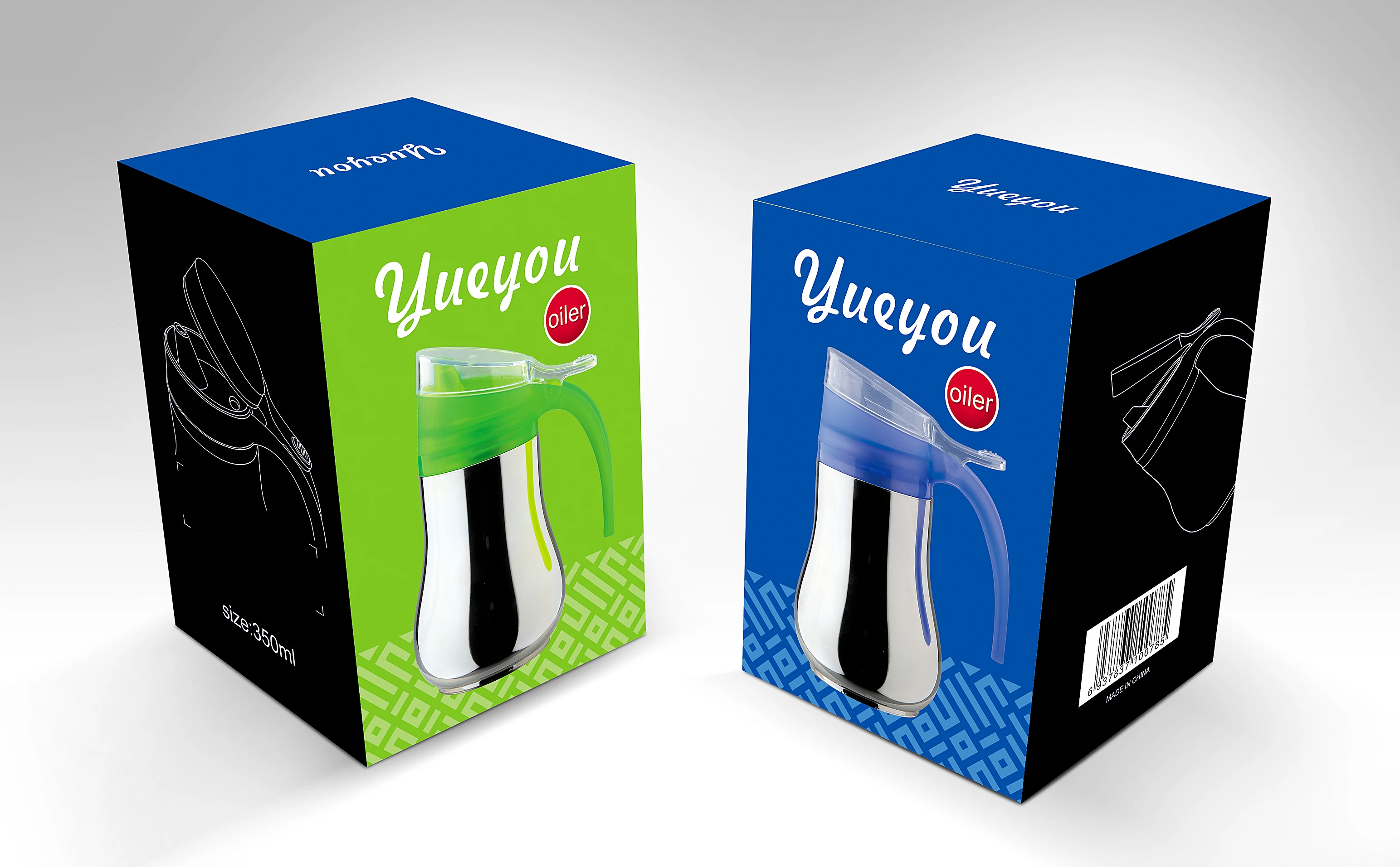  Oil Bottle Soy Sauce Vinegar Dispenser Container Olive Food Grade Kitchen Portable Stainless Steel Herb & Spice Tools