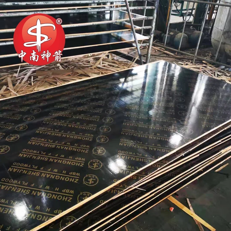 High Glossy Black Film Faced Melamine Plywood Board