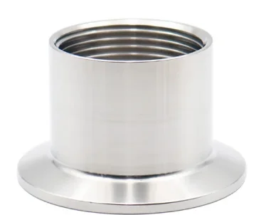 Home Brew TC Stainless Steel Sanitary 2 Inch Female Threaded Homebrewing Pipe Fitting X Tri Clamp Clover 2 Inch (50.5mm Ferrule)