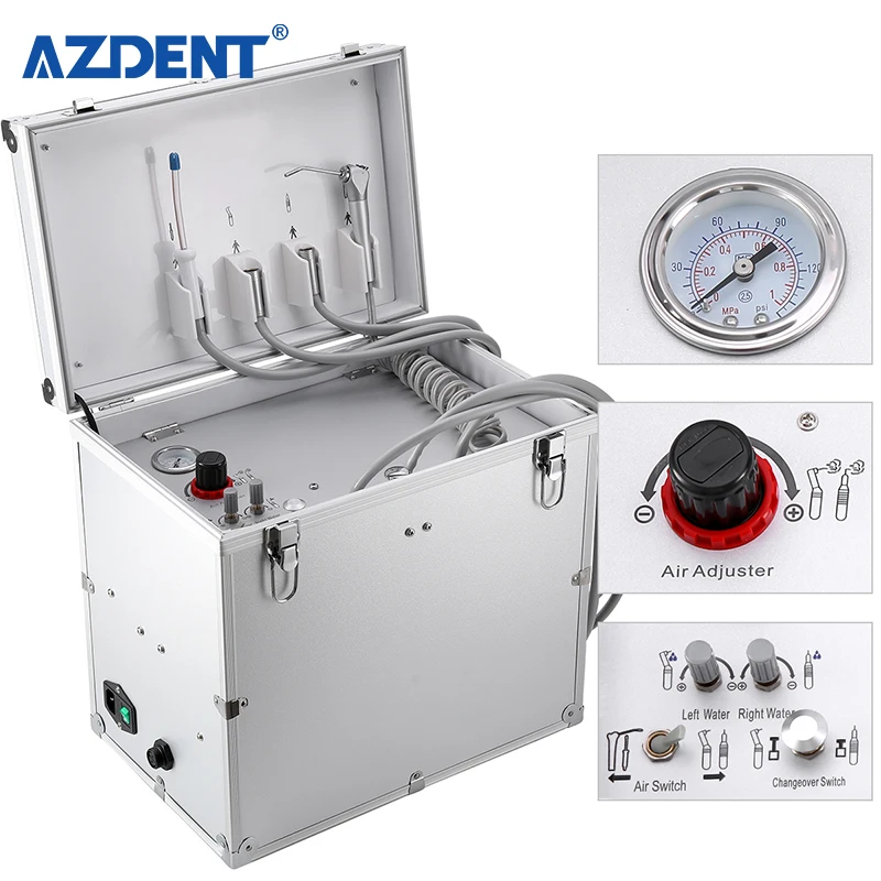 Top quality Portable Dental Unit with Air Compressor BD-402