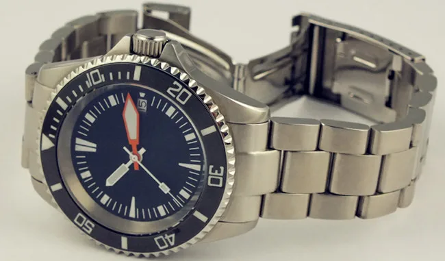 high grade stainless steel case with with Japan automatic movement for men wrist watches
