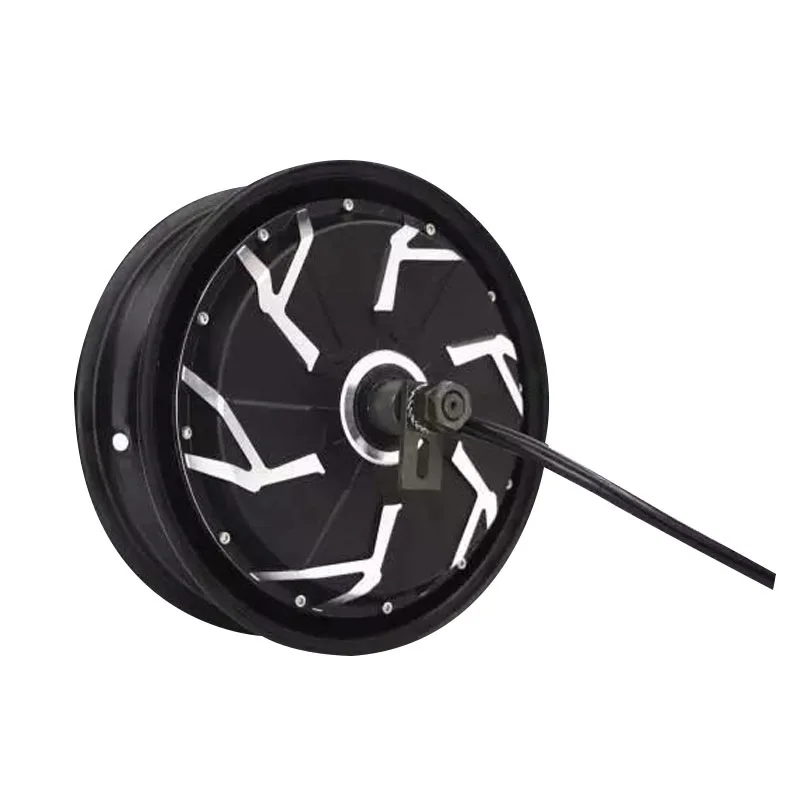 5000W 72V 12inch BLDC Electric Disc brake Hub Motor Kits for Electric Motorcycle