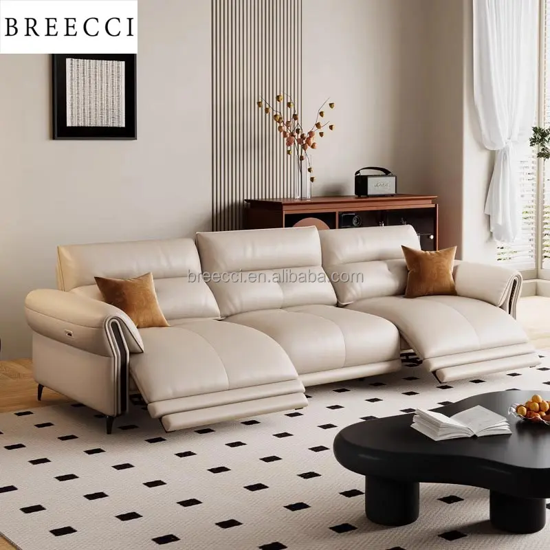 Factory direct living room furniture set sofa multi-functional fashion recliner retractable sofa Electric European air sofa