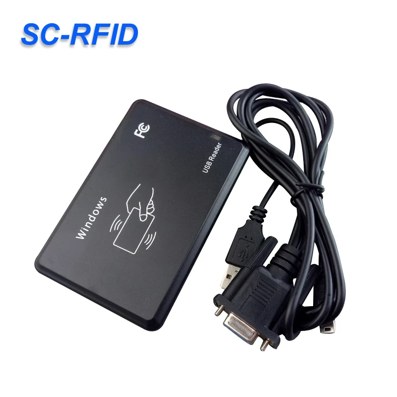 Contactless 13.56mhz/125khz  Rfid NFC Smart Card Reader with USB interface