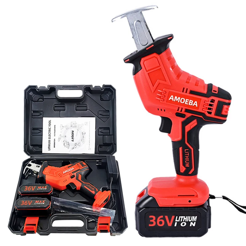 Hot Selling Original LI-Ion Battery Powered Multi-Function Reciprocating Saw for Metal Wood Meat Bone Pipe Cutting