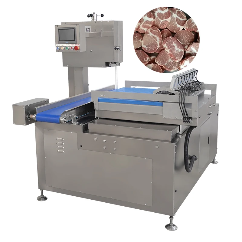 304 Meat Cutting Machine Bone Saw Seafood Pork Steak Cutter Single saw blade double-sided teeth bi-directional cutting