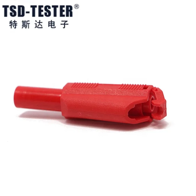 Безопасный Банановый штекер 4 мм с усадочной трубкой