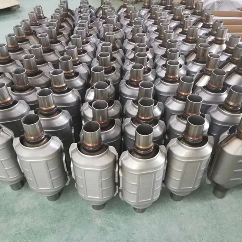 Трехходовой Овальный Универсальный каталитический конвертер с керамической подложкой Euro III Euro IV