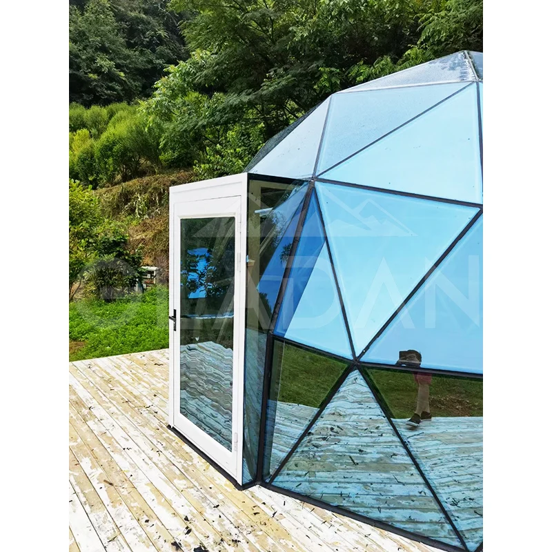 Outdoor Clear Glass Garden Dome House Restaurant Dome Igloo Tent For Event Party or Glamping Resort Hotel