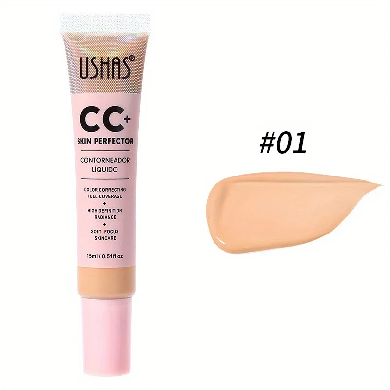 USHAS Make Up 6 Colors Liquid Concealer Foundation Cream HD Photogenic Color Correct Liquid Concealer
