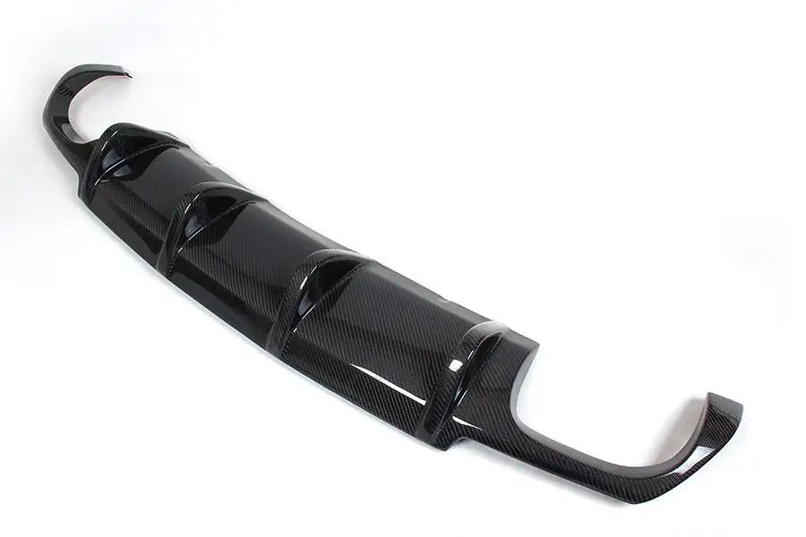 Rear bumper bumper lip diffusion spoiler Volkswagen Scirocco R 2009-2016 factory carbon fiber