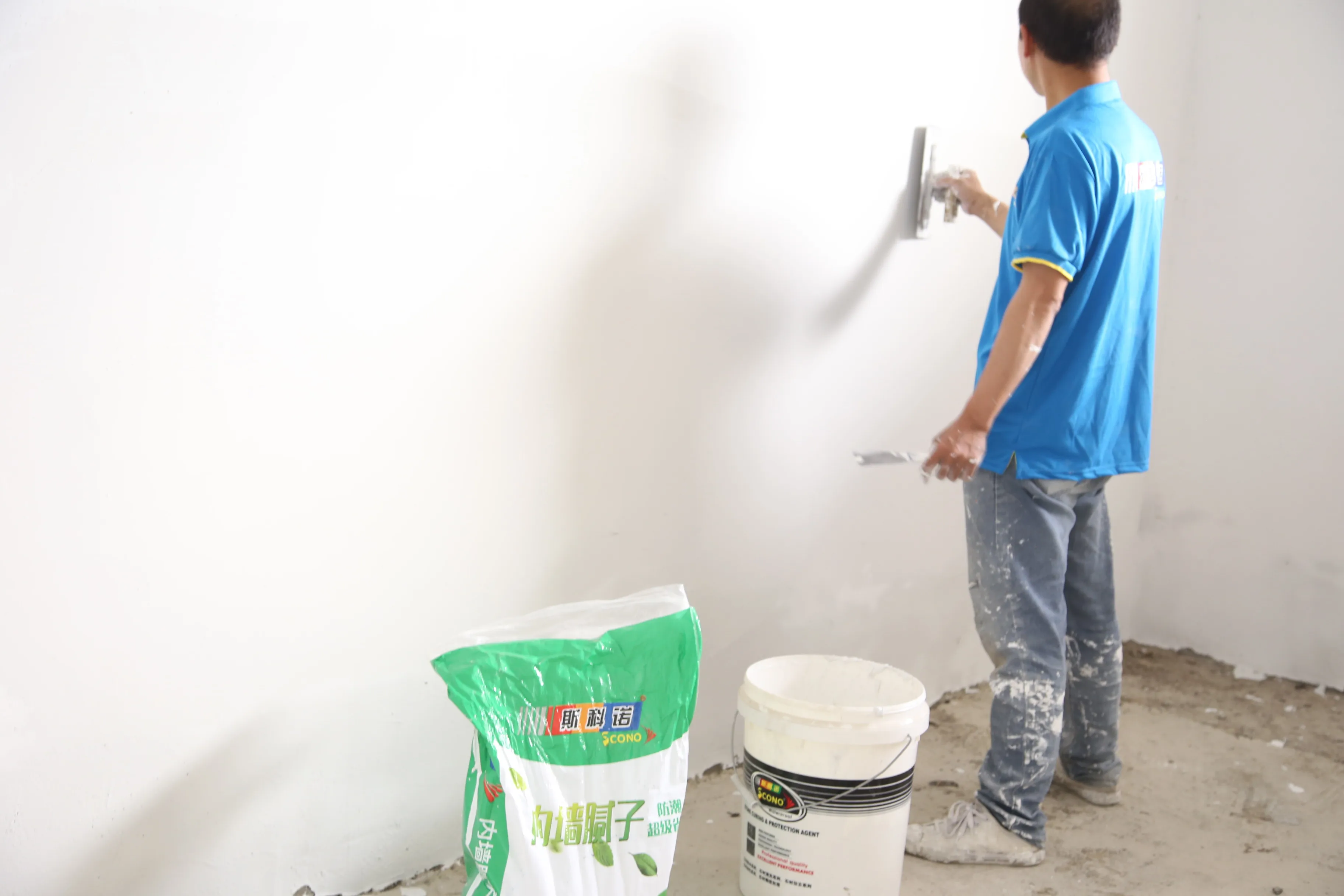 
Factory price supply powder interior paint chemical wall exterior wall water resistant putty Chinese technology formula 