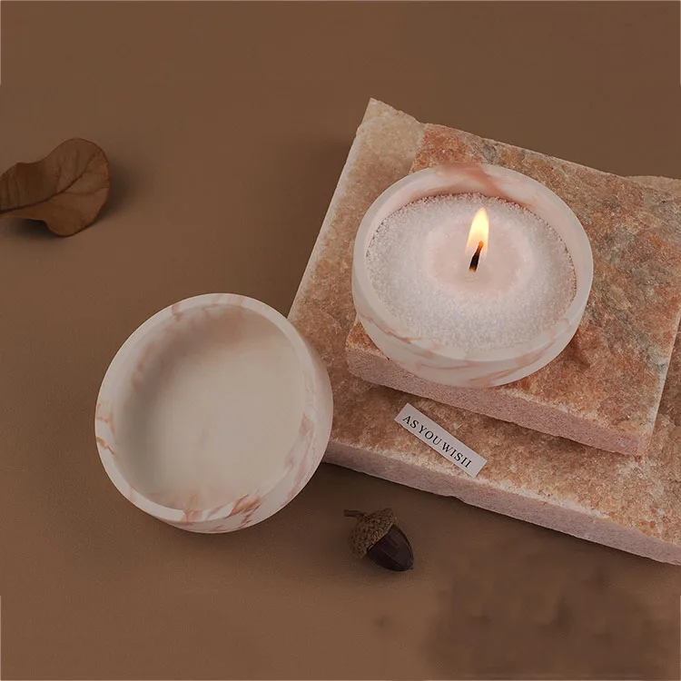 Round Mini Cup Bowl Silicone Mold Soybean Wax Candle Container Casting Mould DIY Gypsum Storage Box Concrete Flower Pot Making