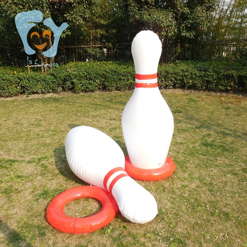 1.5m   Children Play Inflatable Bowling Pins Game with Ring