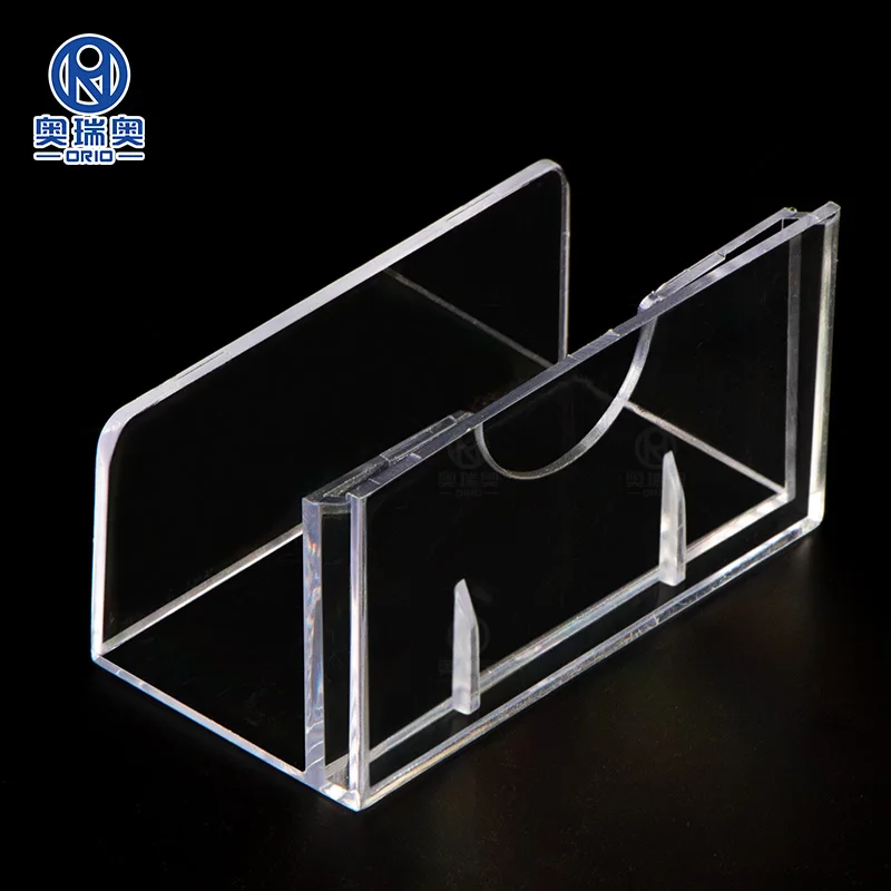 L Shape  Acrylic Business Desk Name Sign Card holders Price tag holders Cigarette pack display Holder