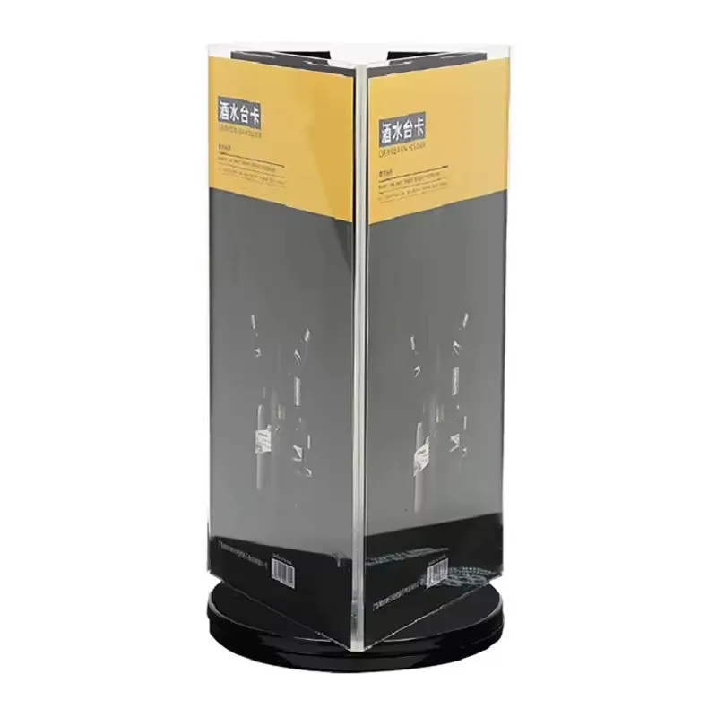 Acrylic 3-Sided Table Tent Menu Holder 5x7 in Bulk (Pack of 20)