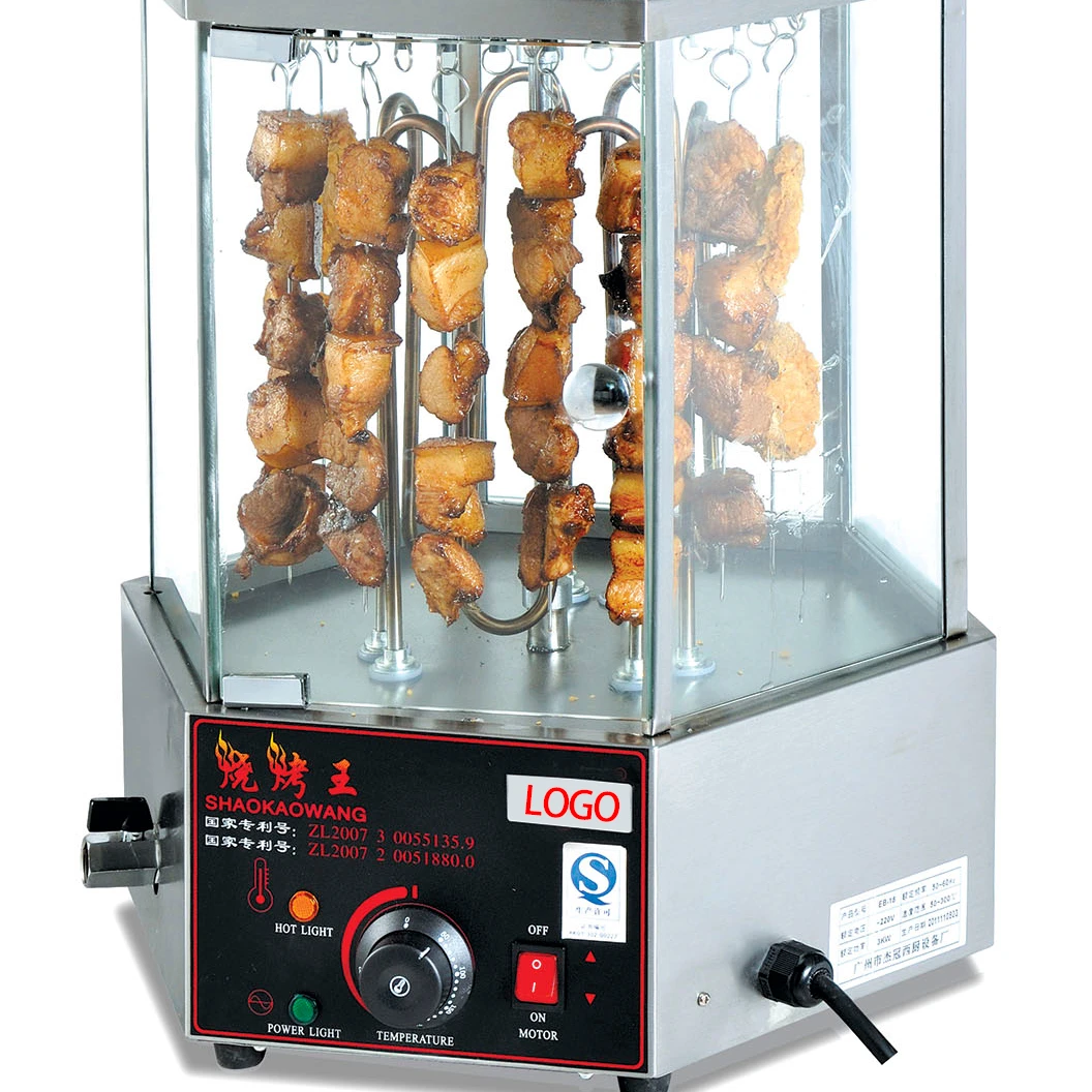Turkish Vertical Automatic Maker Grill Commercial Doner Making Skewer Rotary Lamb Kebab Machine Shawarma For Sale