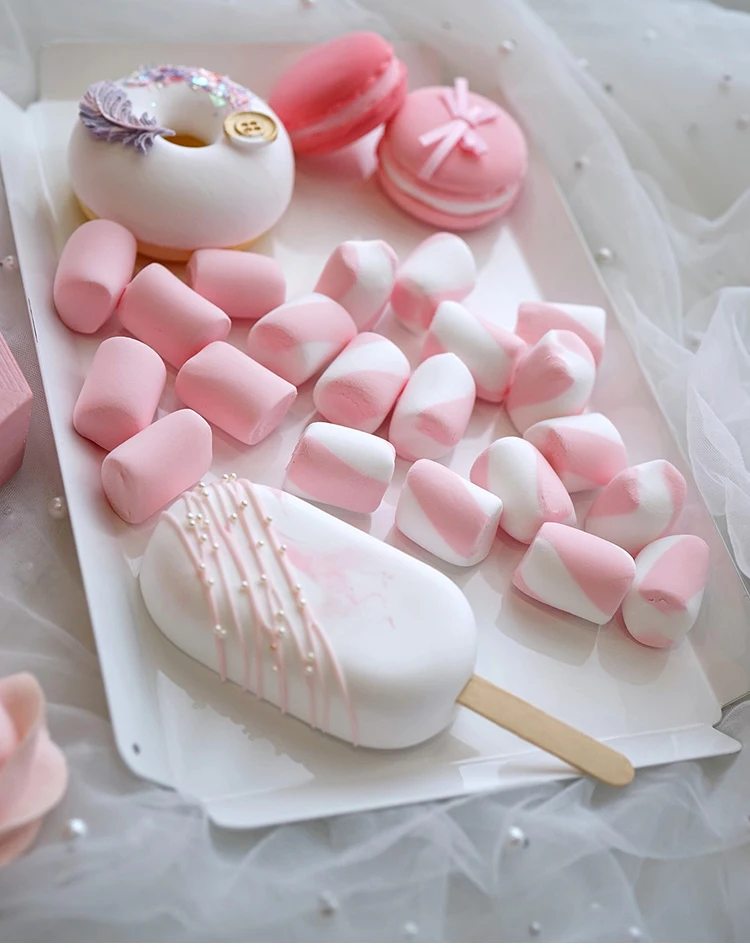 Имитация зефира, реквизит зефира, украшение колец для детского сада, реквизит для детской фотосъемки, украшения