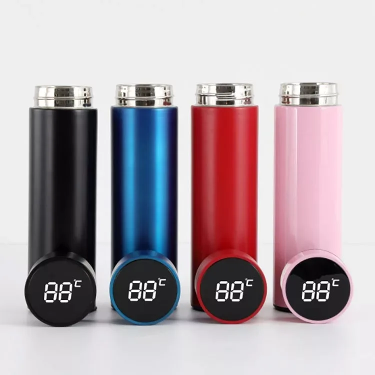 Smart Touch temperature display water bottle water bottles with logo Display Travel Mug Vacuum Flask Smart Coffee Tumbler