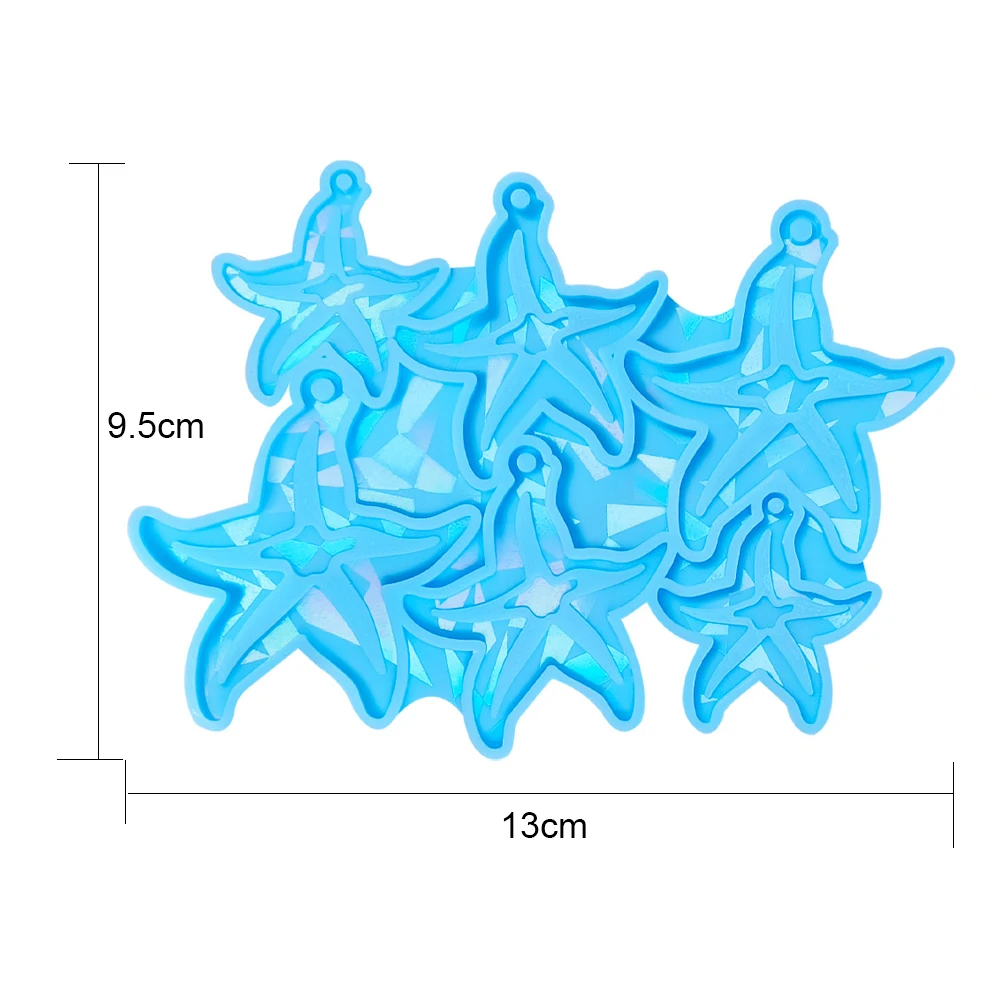 MHC эпоксидная смола брелок для ключей с отверстиями набор прозрачных форм орнамента Санта-Клауса формы из эпоксидной смолы силиконовые