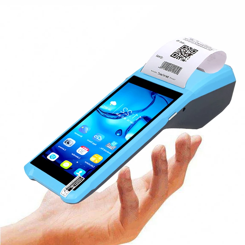 3g 4g Android Mobile Receipt Bill Ticket Handheld Wifi Blue Tooth Thermal Pos Printer System For Supermarket