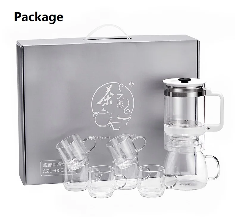  Чай тем самым позволяя зернам раскрыться infuser дно распределяя чайник для чая и
