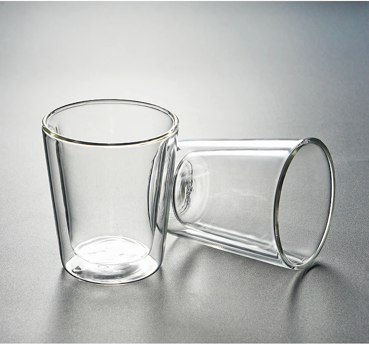 Wholesale support custom high quality High borosilicateglass tea juice cups