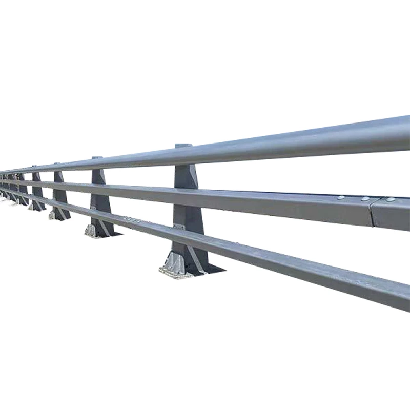 River Landscape Guardrail Customized Size/Colour Galvanized Guardrail Highway And Bridge With Lights