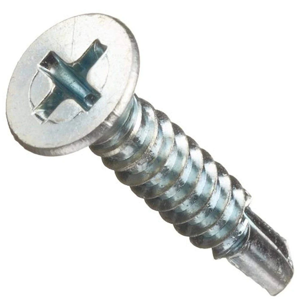 ss self drilling screw bimetal tips hexagon drill tail screw