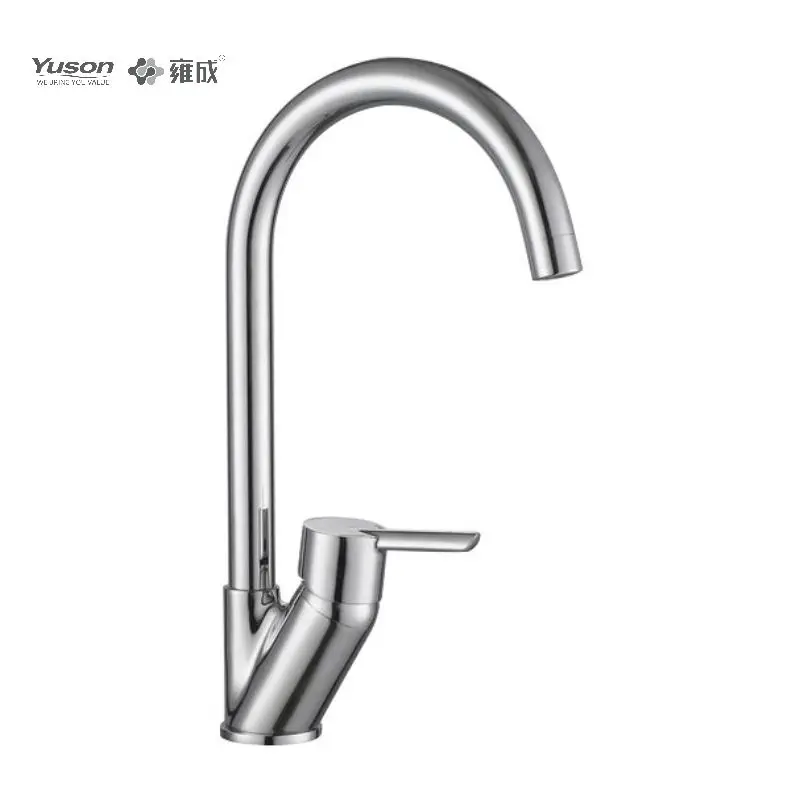 Хромированный смеситель YUSON 3143-50 с одной ручкой и одним отверстием