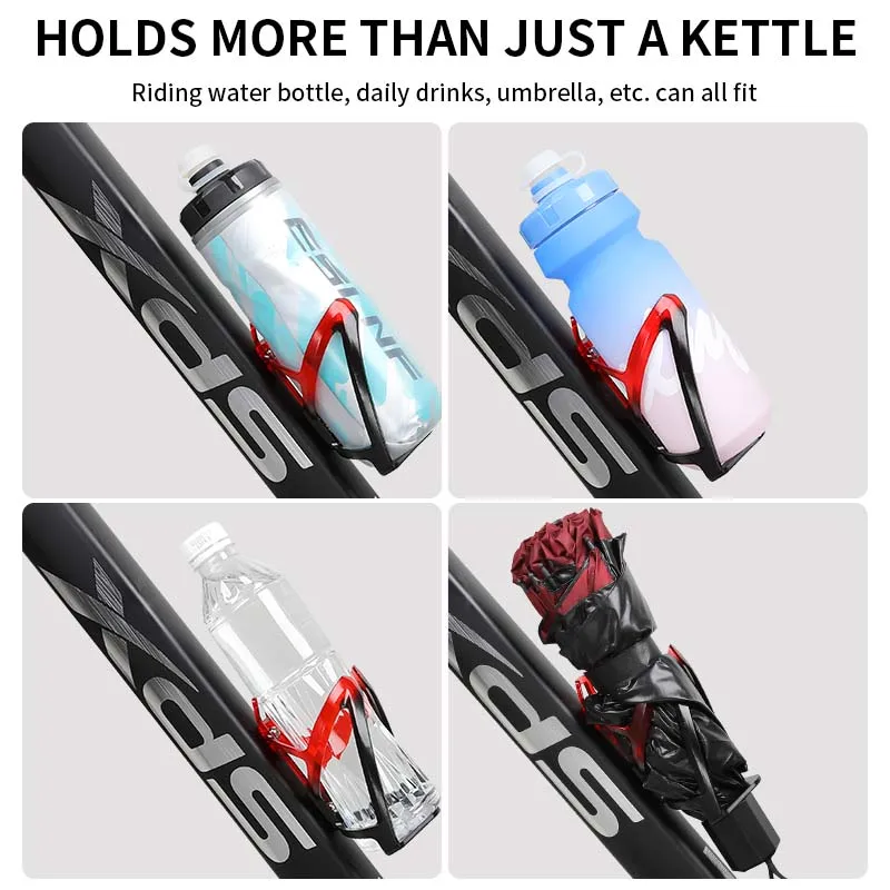 Universal Double Color Plastic Bike Water Bottle Cage Bicycle Water Bottle Cup Holder for Bike