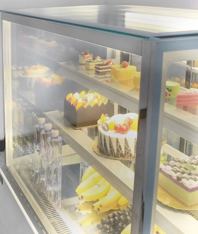 Professional Cake Showcase Bakery Glass Display Refrigerator Made In China