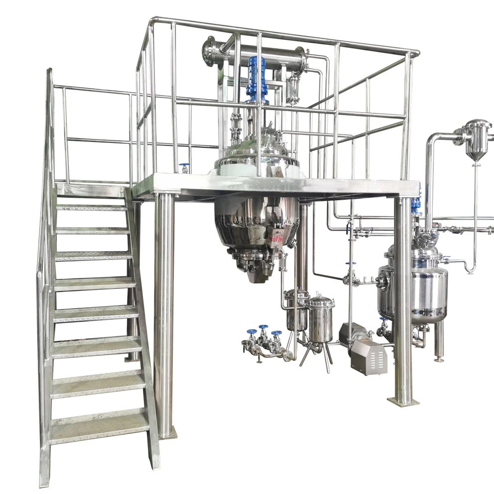 500l multifunctional extracting tank with platform and agitator