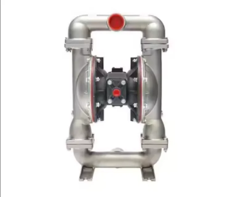 The latest design2 inch Stainless steel Pneumatic diaphragm pump for industry support customization With santoprene diaphragm
