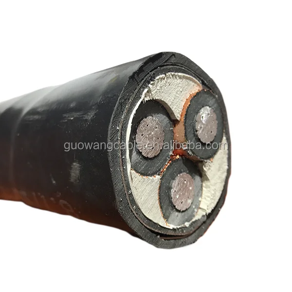 NFC33-226 18/30kv Aluminum Conductor Xlpe Cable Prices 3x240 3x300