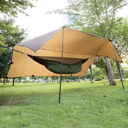 Camping Tarpaulin Waterproof Shelter Portable UV Protection Nylon Light Tent