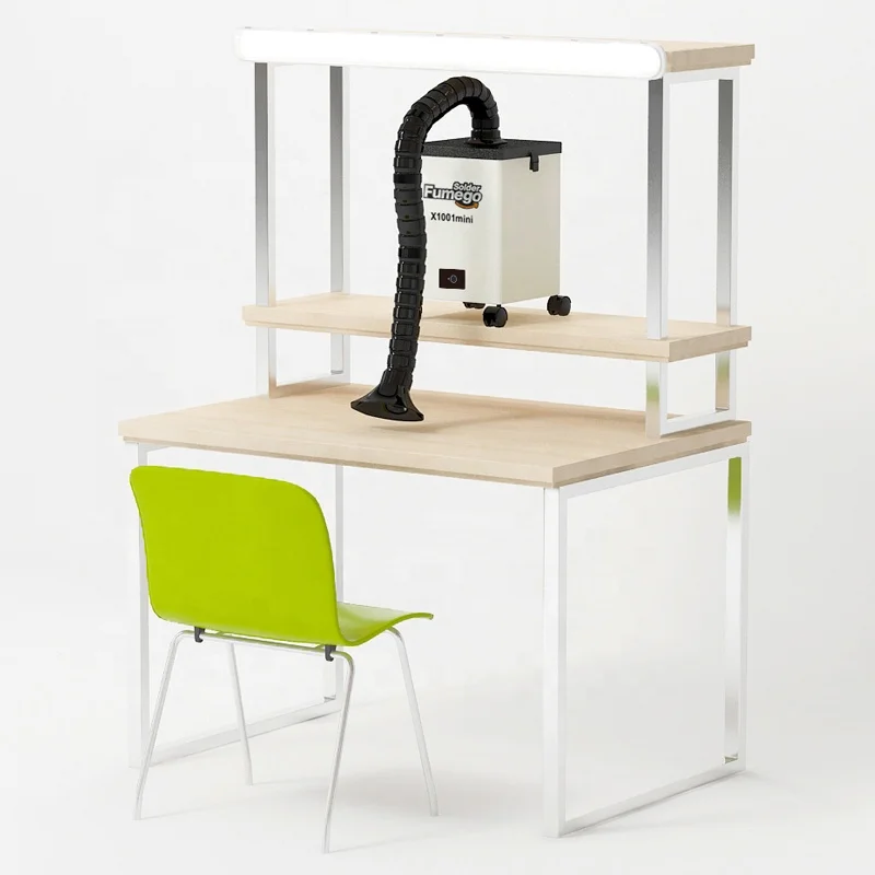 Economic Version solder fume extractor with removable wheels for new design