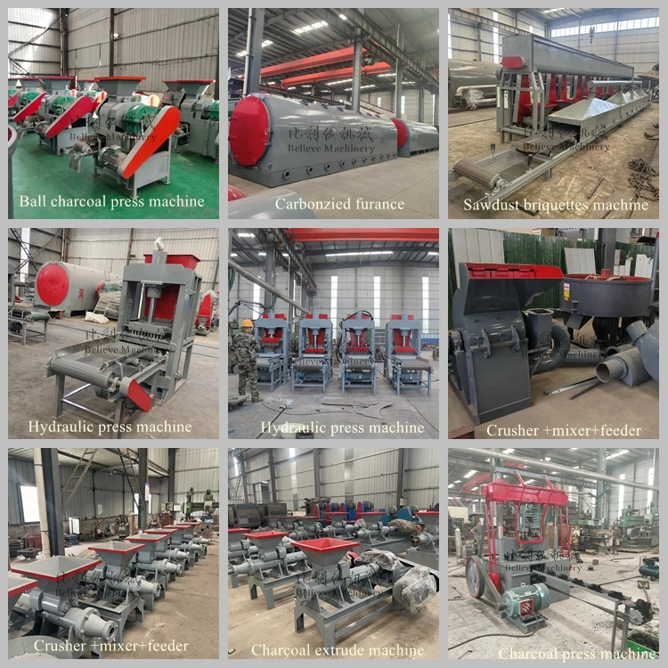 Charcoal Moulder for Hookah Complete production line of Hookah Coal Hydraulic press machine