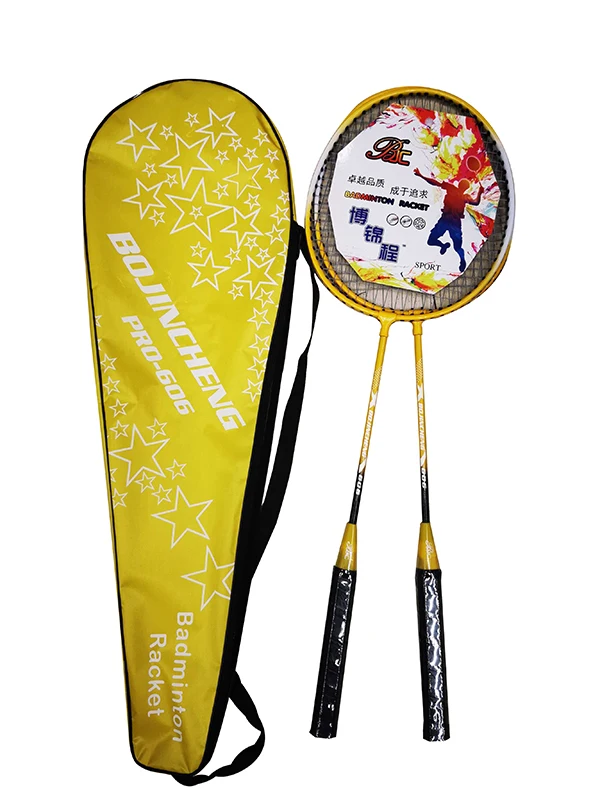 OEM Cheap Price Steel Badminton Products OEM Colorful Set Badminton Racket