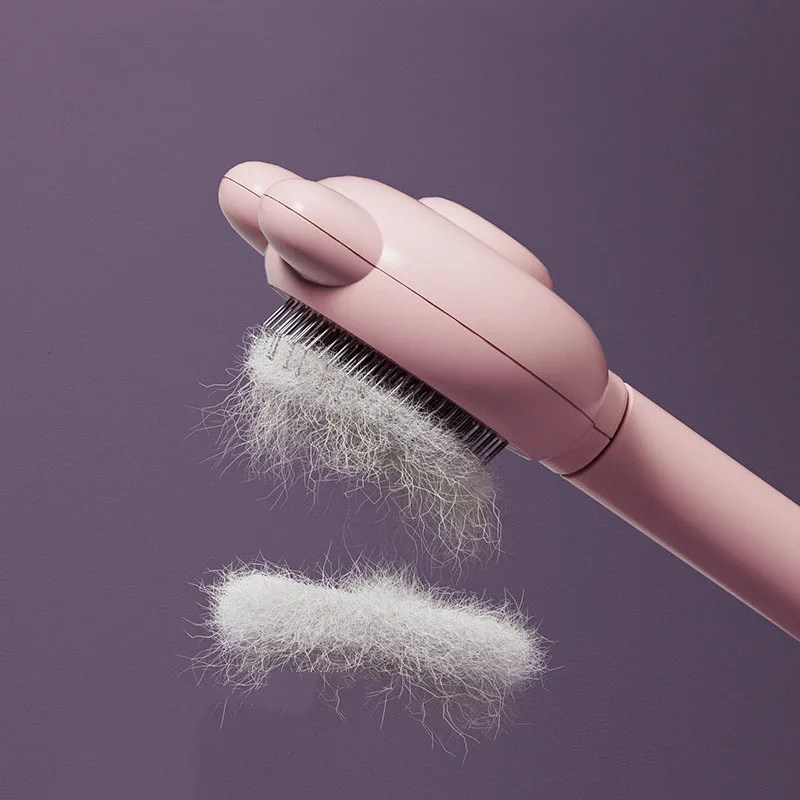 3 In 1 Multi Functional Silicone Safe Ionic Pet Massage Deshedding Brush Dematting Rake Comb Undercoat Hair Remover